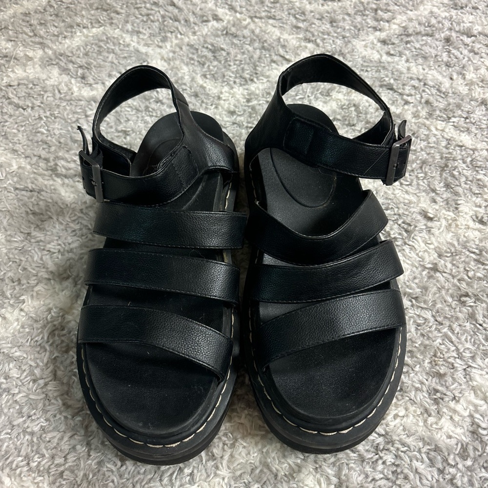Black Strappy Sandals